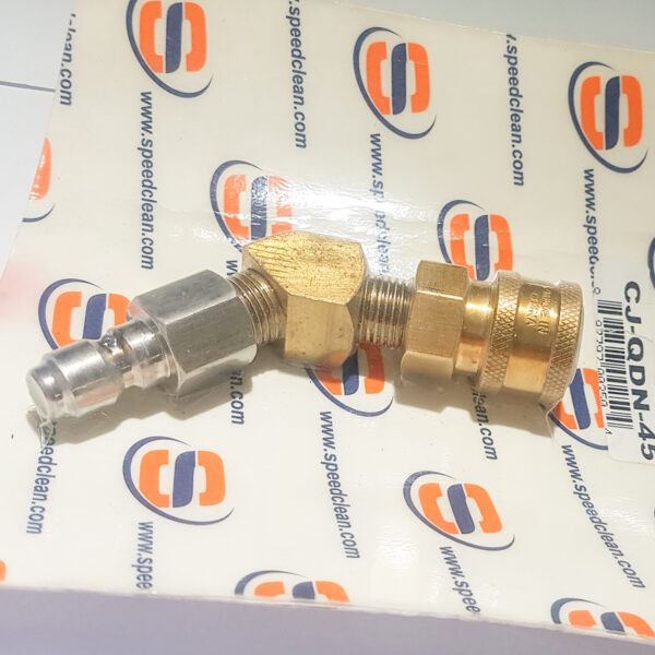 45 degree quick disconnect adaptor